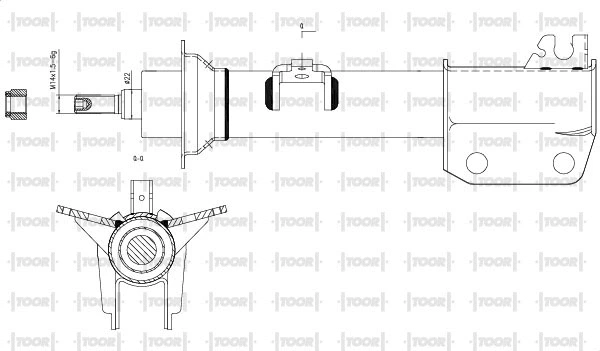 Amortisseur TOOR SG16640