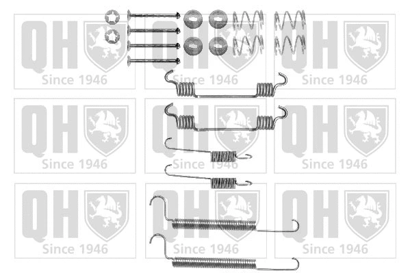 Kit d'accessoires, mâchoire de frein QUINTON HAZELL BFK412