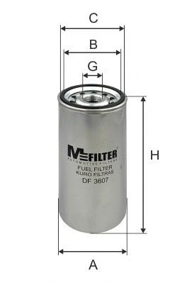 Filtre à carburant MFILTER DF 3607