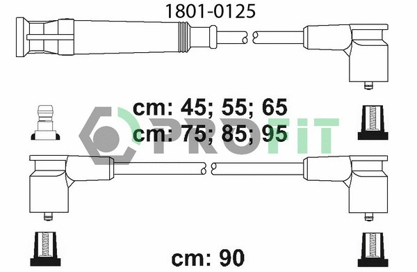 Kit de câbles d'allumage PROFIT 1801-0125