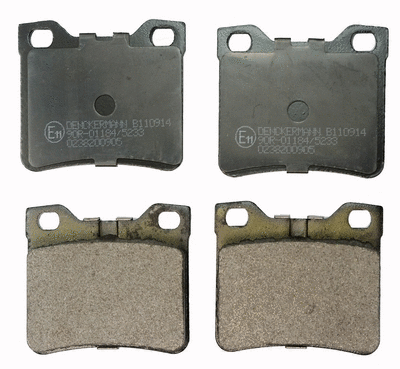 Kit de plaquettes de frein, frein à disque DENCKERMANN B110914