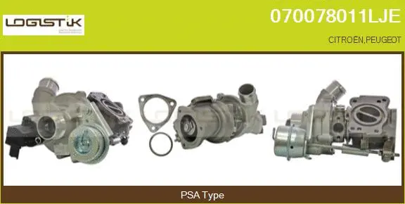 Turbocompresseur, suralimentation LGK 070078011LJE