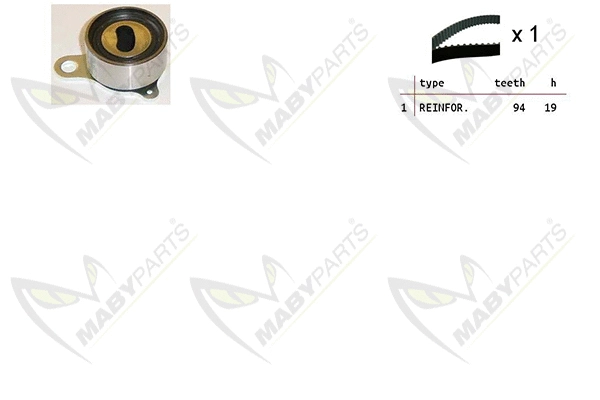 Kit de courroie crantée MABYPARTS OBK010486