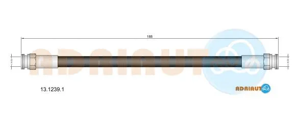 Flexible de frein ADRIAUTO 13.1239.1