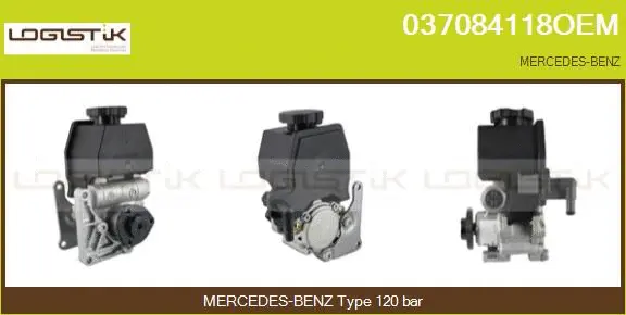 Pompe hydraulique, direction LGK 037084118OEM