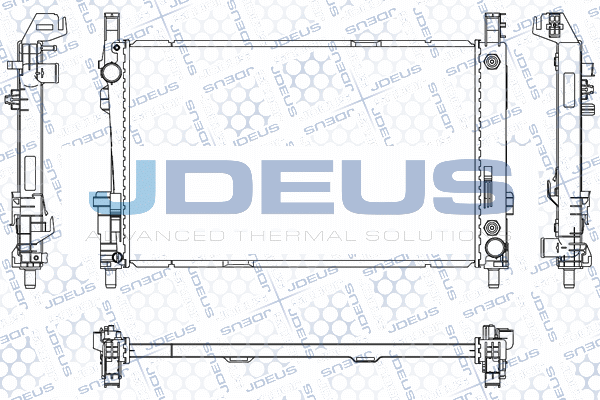 Radiateur, refroidissement du moteur JDEUS M-0170760