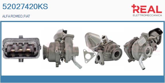 Turbocompresseur, suralimentation REAL 52027420KS