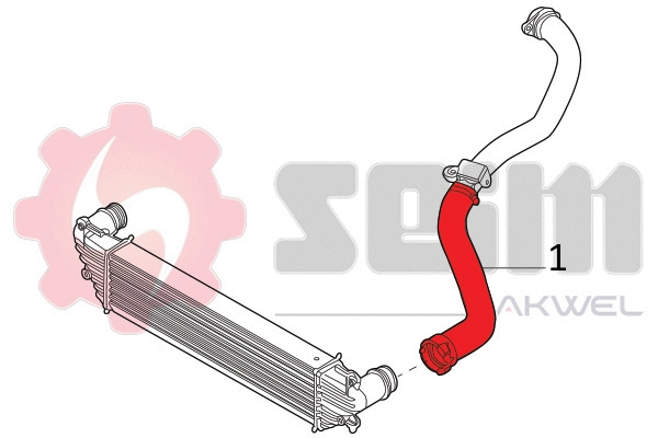 Gaine de suralimentation SEIM 981768