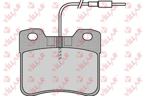 Kit de plaquettes de frein, frein à disque VILLAR 626.1135