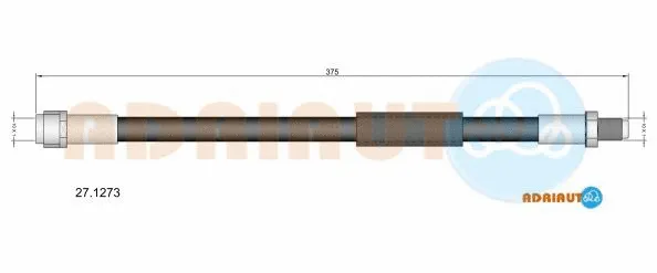 Flexible de frein ADRIAUTO 27.1273