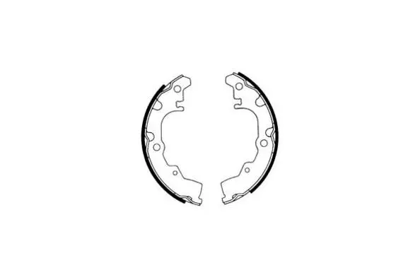 Jeu de mâchoires de frein E.T.F. 09-0375