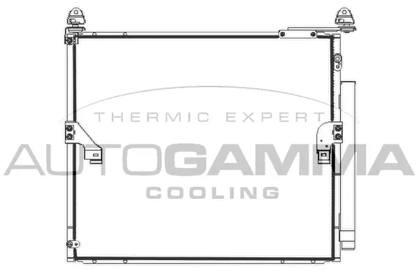 Condenseur, climatisation AUTOGAMMA 107976