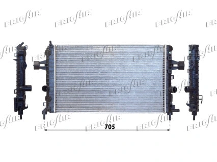 Radiateur, refroidissement du moteur FRIGAIR 0107.3087