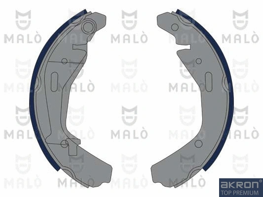 Jeu de mâchoires de frein AKRON-MALÒ 1390227