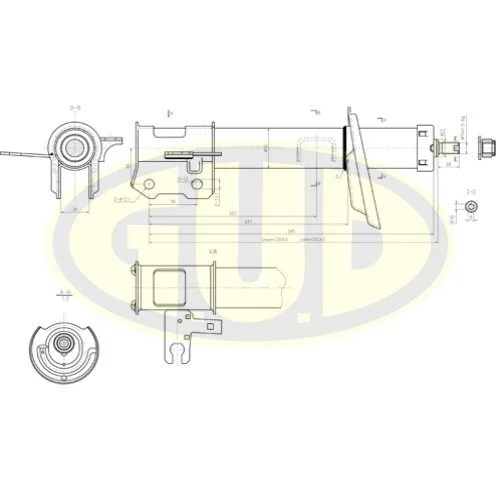 Amortisseur G.U.D. GSA339703