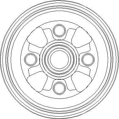 Tambour de frein National NDR209