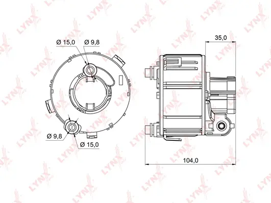 Filtre à carburant LYNXAUTO LF-993M
