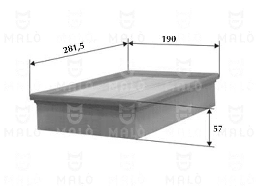 Filtre à air AKRON-MALÒ 1500169