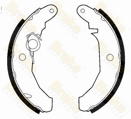 Jeu de mâchoires de frein Brake ENGINEERING SH2179