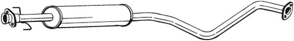 Silencieux central BOSAL 284-411