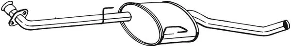 Silencieux central BOSAL 283-757