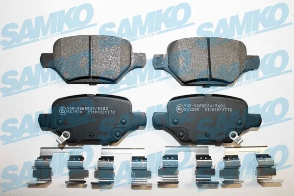 Kit de plaquettes de frein, frein à disque SAMKO 5SP2177K