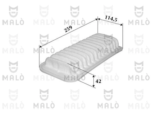 Filtre à air AKRON-MALÒ 1500023