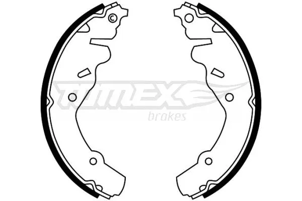 Jeu de mâchoires de frein TOMEX Brakes TX 22-42
