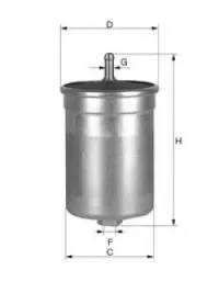 Filtre à carburant UNIFLUX FILTERS XB86