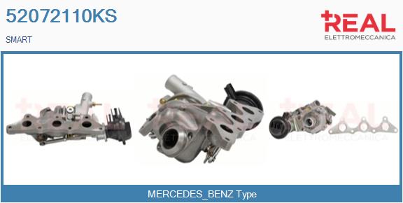 Turbocompresseur, suralimentation REAL 52072110KS