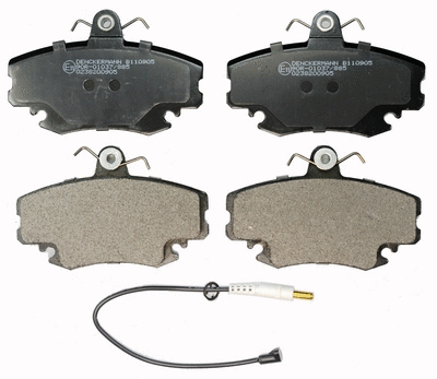 Kit de plaquettes de frein, frein à disque DENCKERMANN B110905