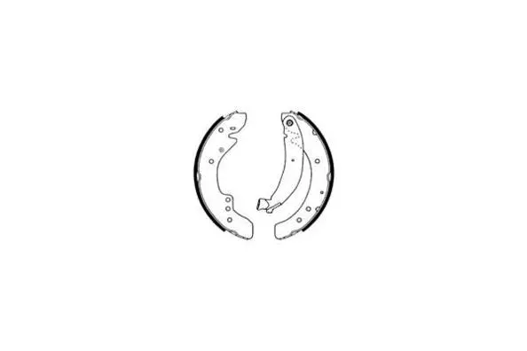Jeu de mâchoires de frein E.T.F. 09-0504
