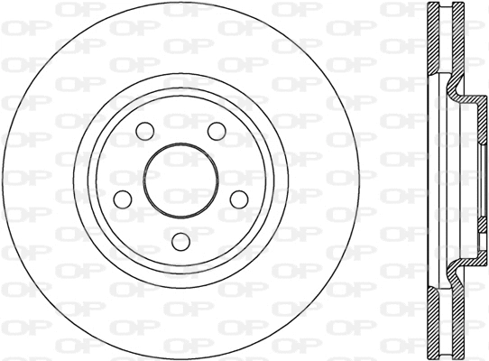 Disque de frein OPEN PARTS BDR2787.20