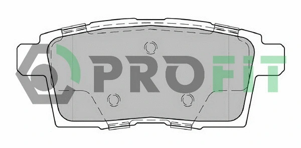 Kit de plaquettes de frein, frein à disque PROFIT 5000-2020 C