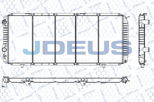 Radiateur, refroidissement du moteur JDEUS RA0070040
