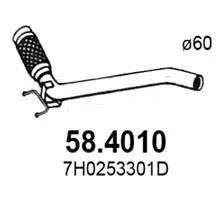 Tuyau d'échappement ASSO 58.4010