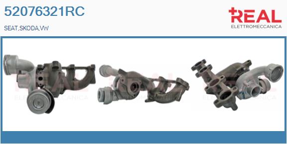 Turbocompresseur, suralimentation REAL 52076321RC