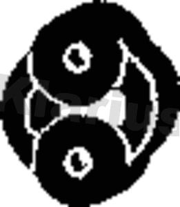 Support, silencieux KLARIUS 420271