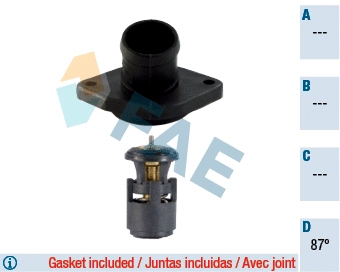 Thermostat, liquide de refroidissement FAE 5322887