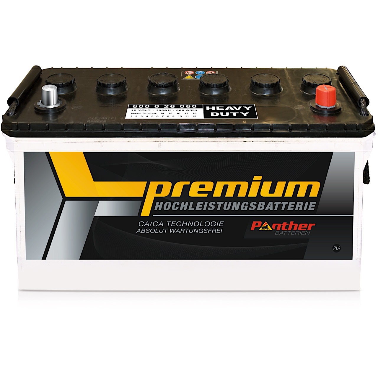 Batterie de démarrage PANTHER-BATTERIEN SB.6002600