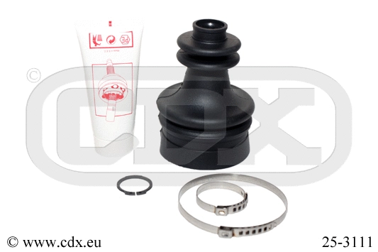 Jeu de joints-soufflets, arbre de commande CDX 25-3111