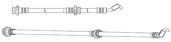 Flexible de frein CEF 512776