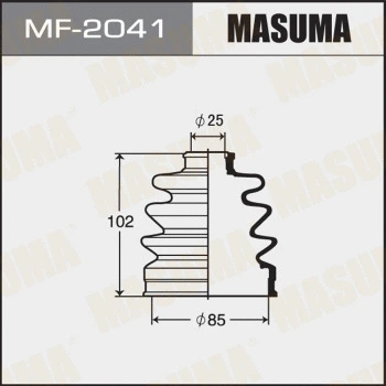 Jeu de joints-soufflets, arbre de commande MASUMA MF-2041