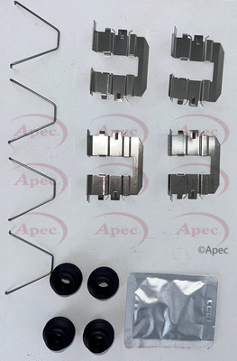Kit d'accessoires, plaquette de frein à disque APEC KIT1323