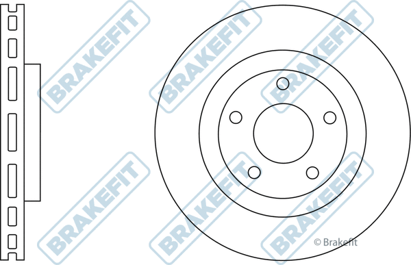 Disque de frein APEC SDK6572
