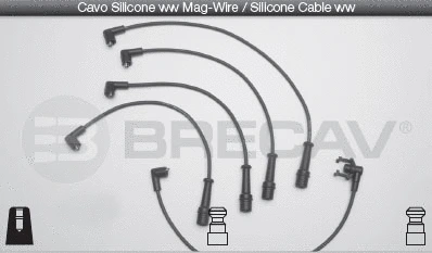 Kit de câbles d'allumage BRECAV 11.532