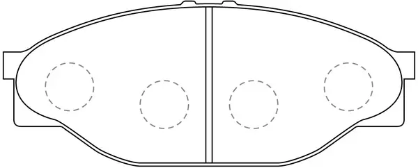 Kit de plaquettes de frein, frein à disque FIT FP1045