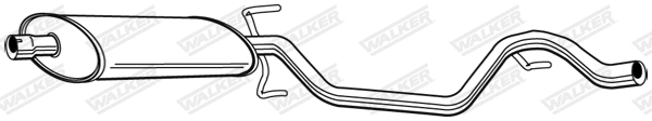 Silencieux central WALKER 23027
