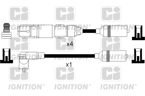 Kit de câbles d'allumage QUINTON HAZELL XC958
