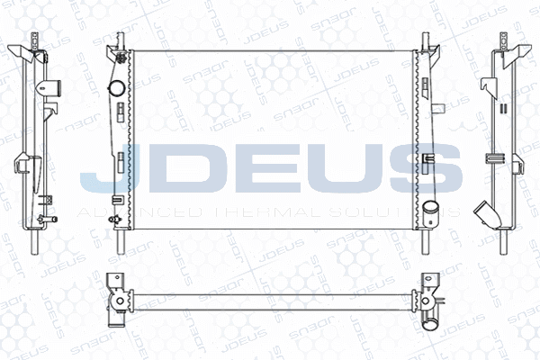 Radiateur, refroidissement du moteur JDEUS M-0120870
